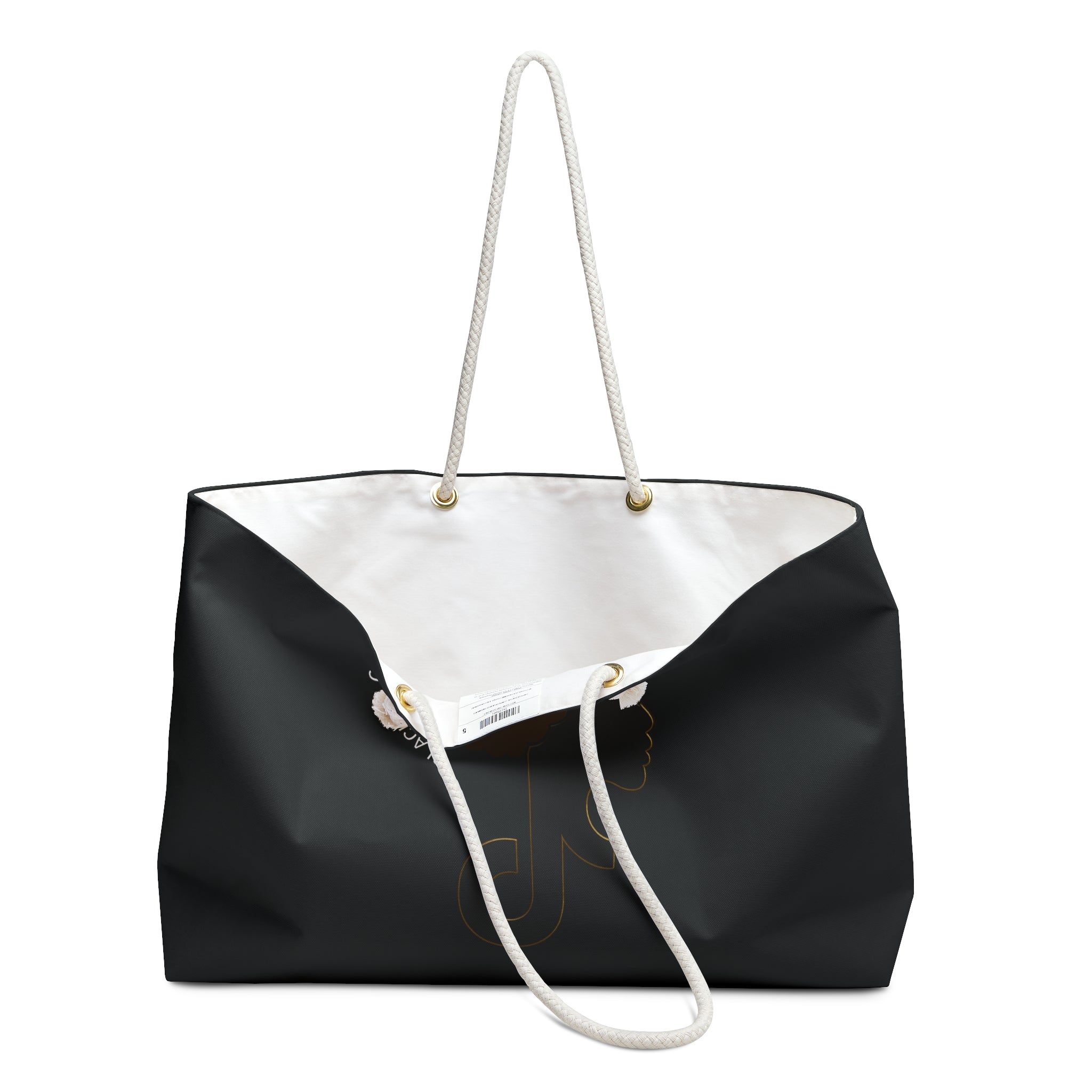 Weekender Tote Bag (black)